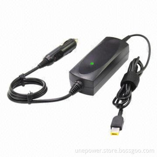 In-car Charger for Lenovo, 20V, 3.25A, 65W, Square Tip, Desk Type, Black Color